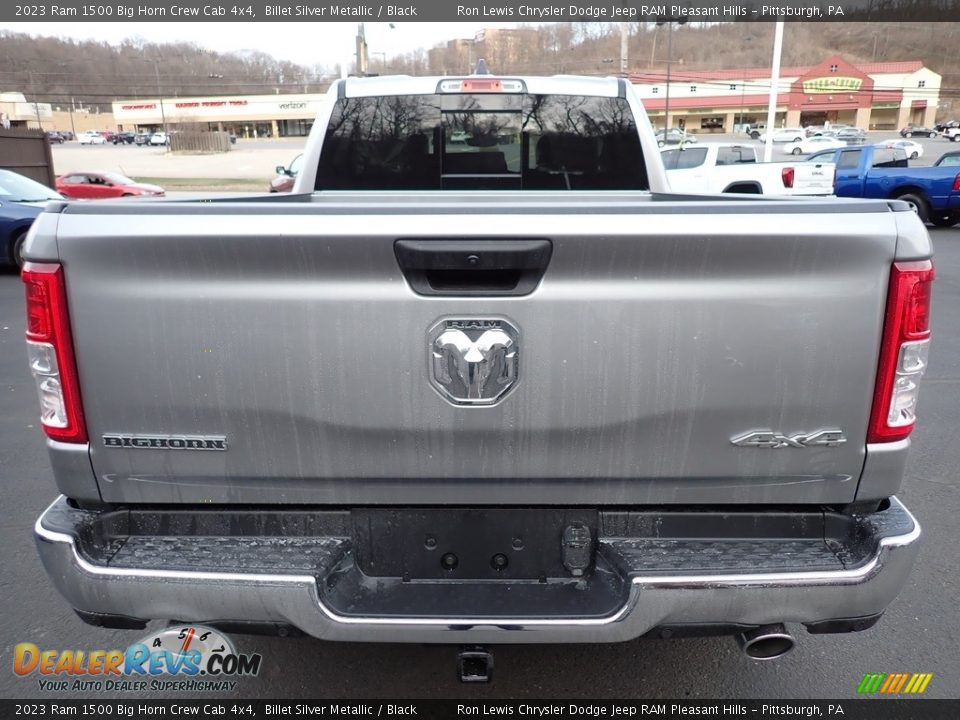 2023 Ram 1500 Big Horn Crew Cab 4x4 Billet Silver Metallic / Black Photo #4