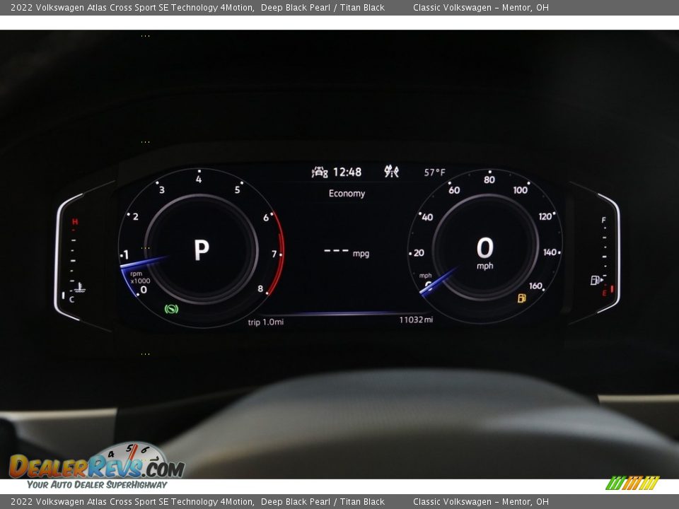 2022 Volkswagen Atlas Cross Sport SE Technology 4Motion Deep Black Pearl / Titan Black Photo #8