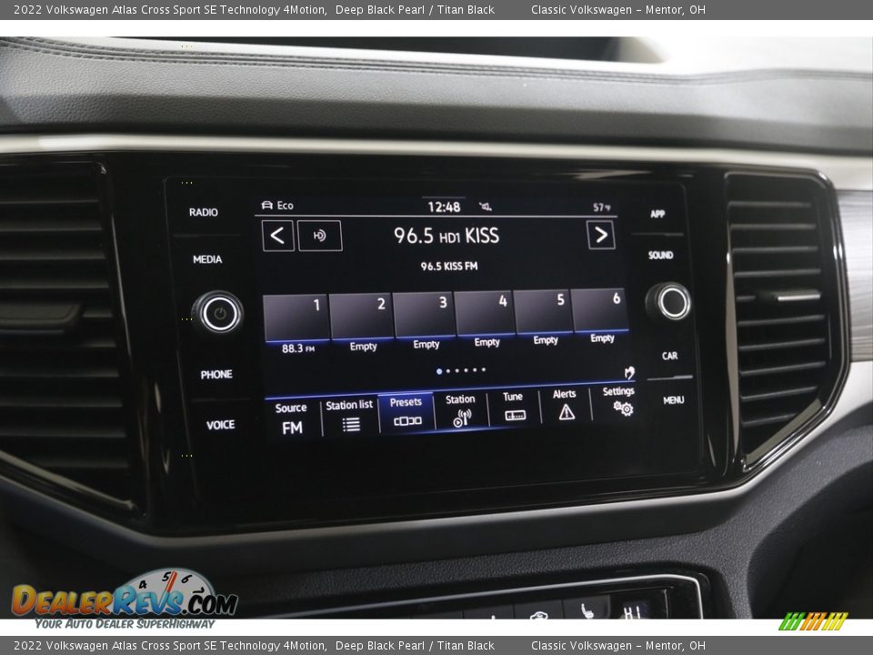 2022 Volkswagen Atlas Cross Sport SE Technology 4Motion Deep Black Pearl / Titan Black Photo #10