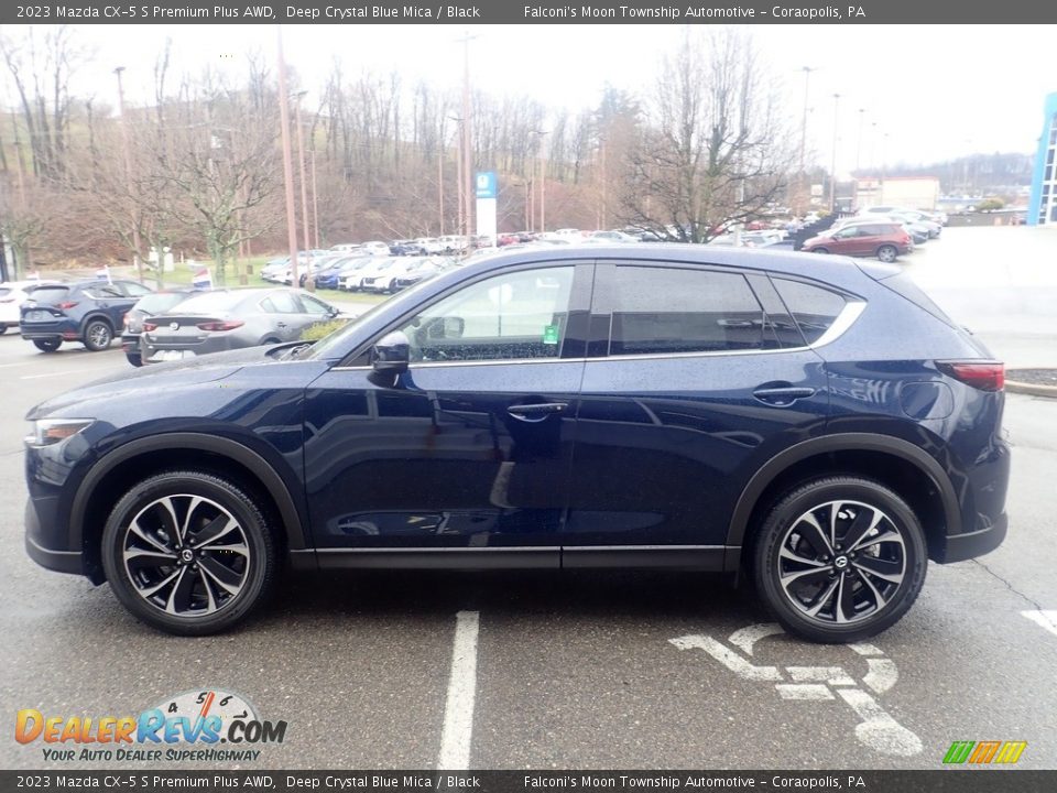 2023 Mazda CX-5 S Premium Plus AWD Deep Crystal Blue Mica / Black Photo #6