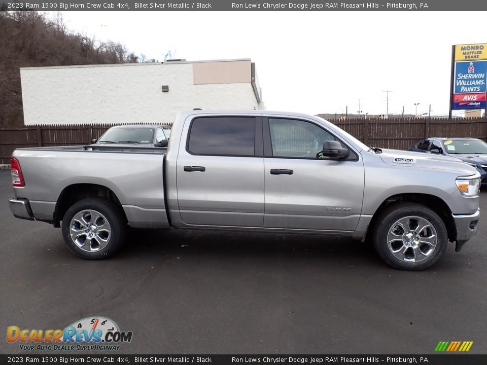 2023 Ram 1500 Big Horn Crew Cab 4x4 Billet Silver Metallic / Black Photo #7