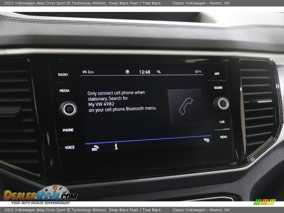 2022 Volkswagen Atlas Cross Sport SE Technology 4Motion Deep Black Pearl / Titan Black Photo #11