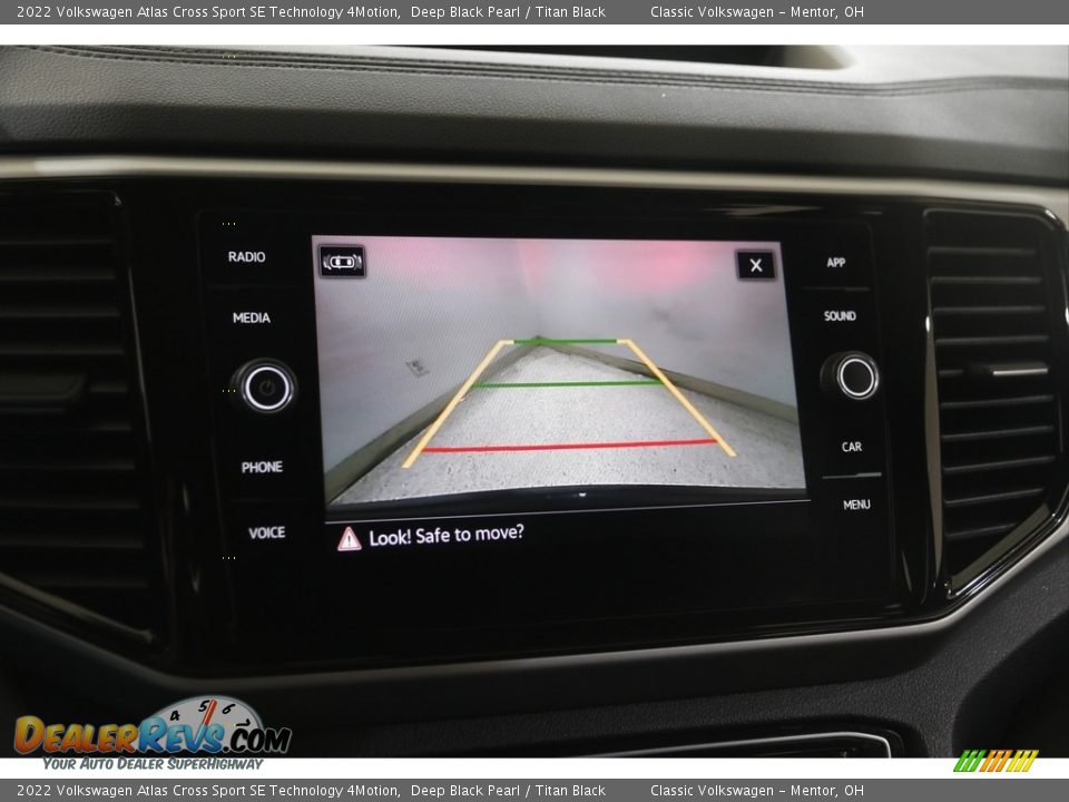 2022 Volkswagen Atlas Cross Sport SE Technology 4Motion Deep Black Pearl / Titan Black Photo #12