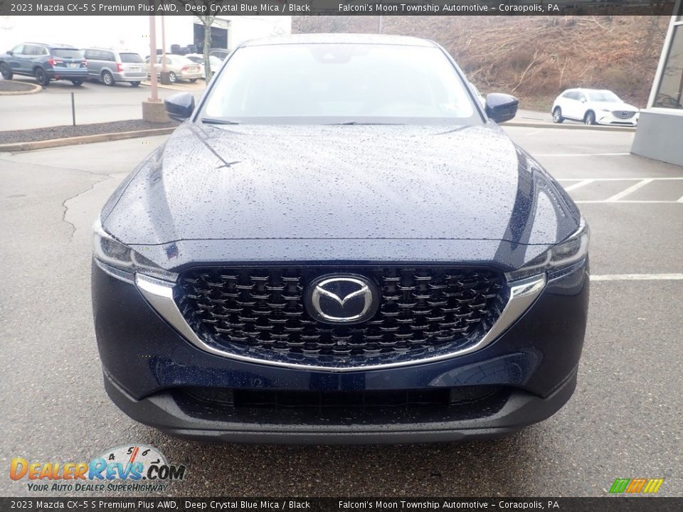 2023 Mazda CX-5 S Premium Plus AWD Deep Crystal Blue Mica / Black Photo #8