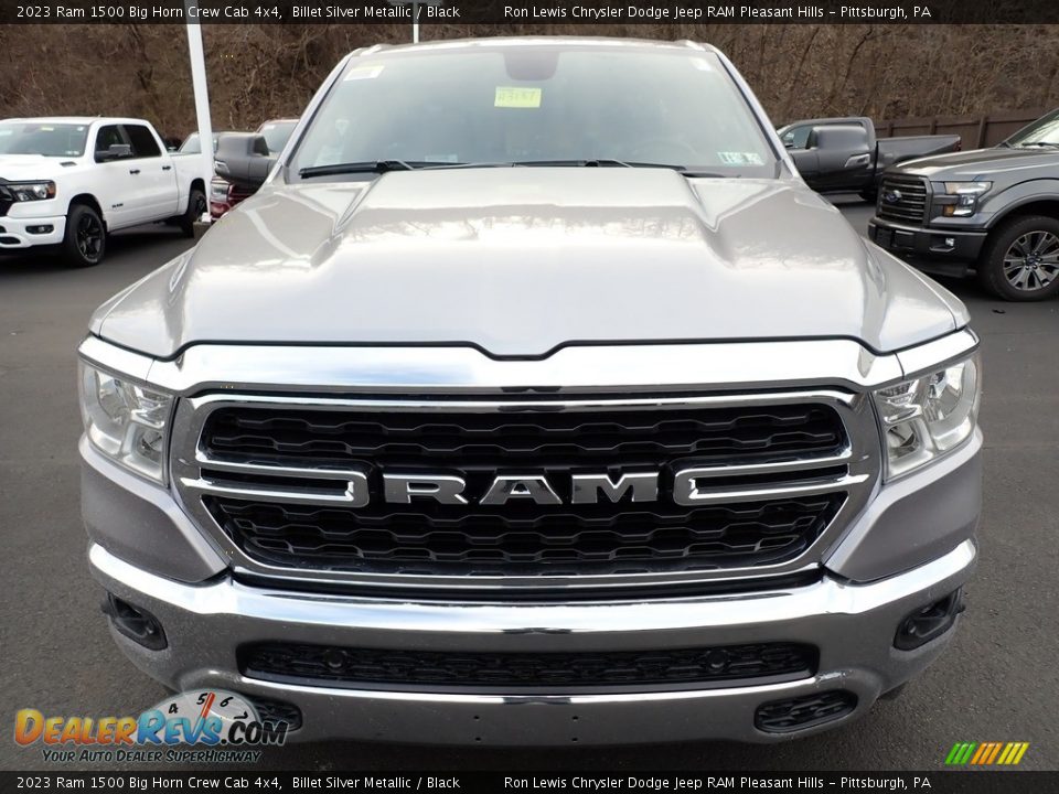 2023 Ram 1500 Big Horn Crew Cab 4x4 Billet Silver Metallic / Black Photo #9