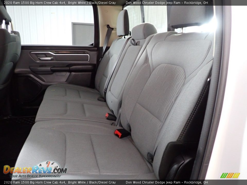 2020 Ram 1500 Big Horn Crew Cab 4x4 Bright White / Black/Diesel Gray Photo #26