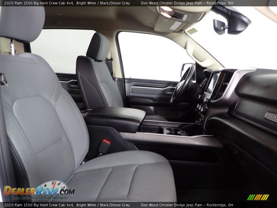 2020 Ram 1500 Big Horn Crew Cab 4x4 Bright White / Black/Diesel Gray Photo #29