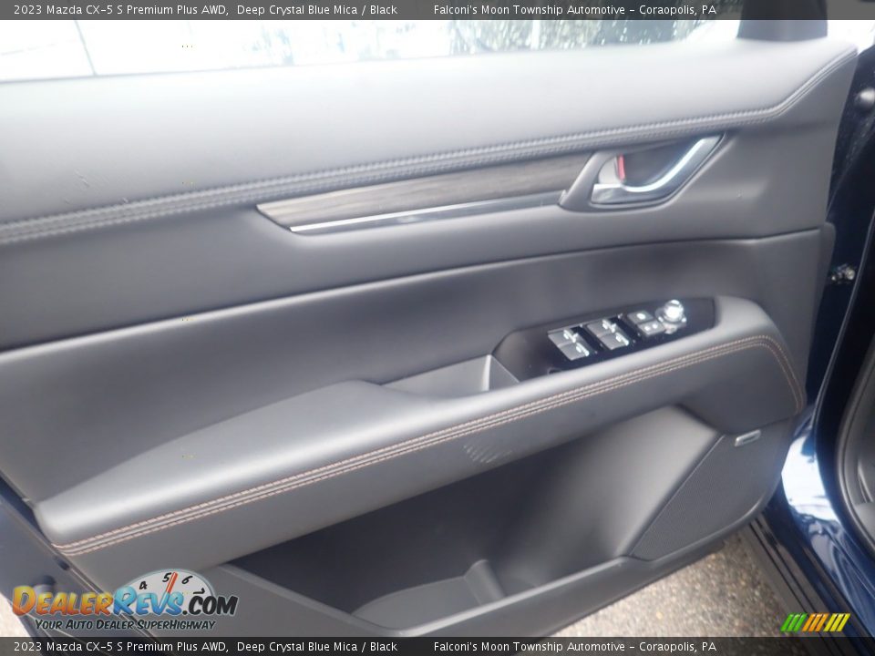 2023 Mazda CX-5 S Premium Plus AWD Deep Crystal Blue Mica / Black Photo #14