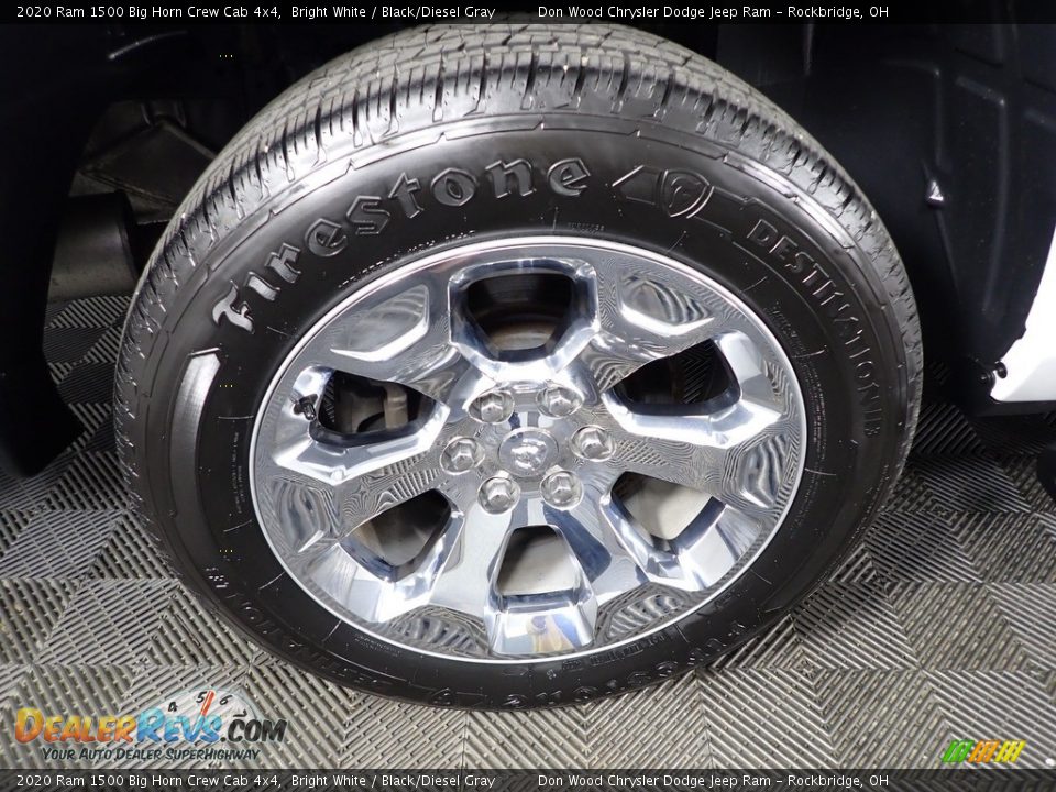 2020 Ram 1500 Big Horn Crew Cab 4x4 Bright White / Black/Diesel Gray Photo #32