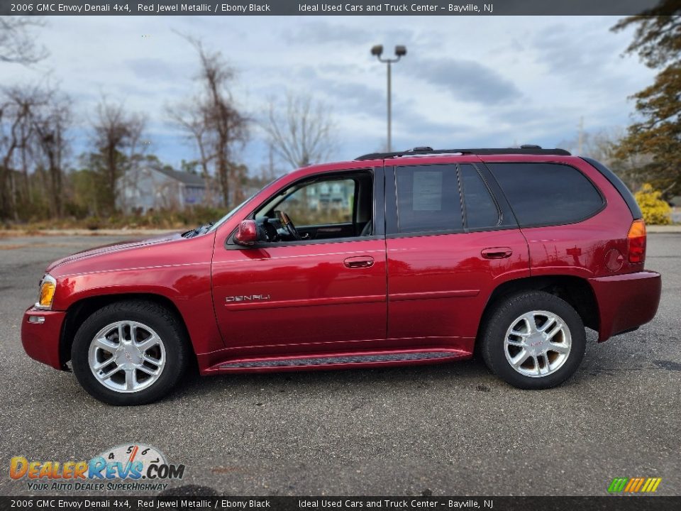 2006 GMC Envoy Denali 4x4 Red Jewel Metallic / Ebony Black Photo #4