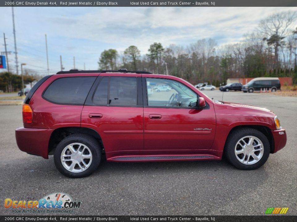 2006 GMC Envoy Denali 4x4 Red Jewel Metallic / Ebony Black Photo #5