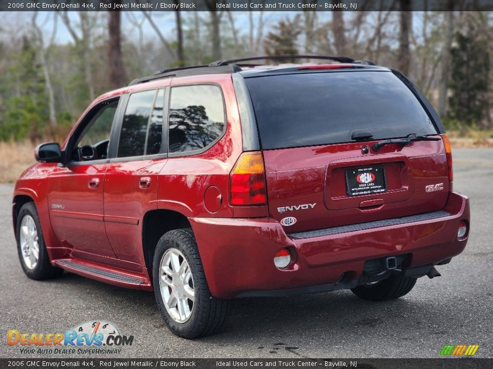 2006 GMC Envoy Denali 4x4 Red Jewel Metallic / Ebony Black Photo #6