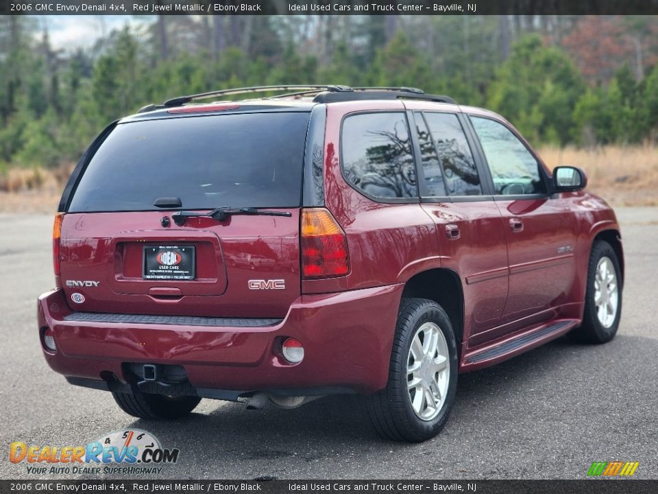 2006 GMC Envoy Denali 4x4 Red Jewel Metallic / Ebony Black Photo #7