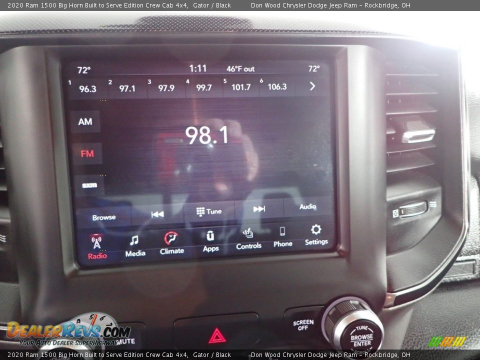 2020 Ram 1500 Big Horn Built to Serve Edition Crew Cab 4x4 Gator / Black Photo #2