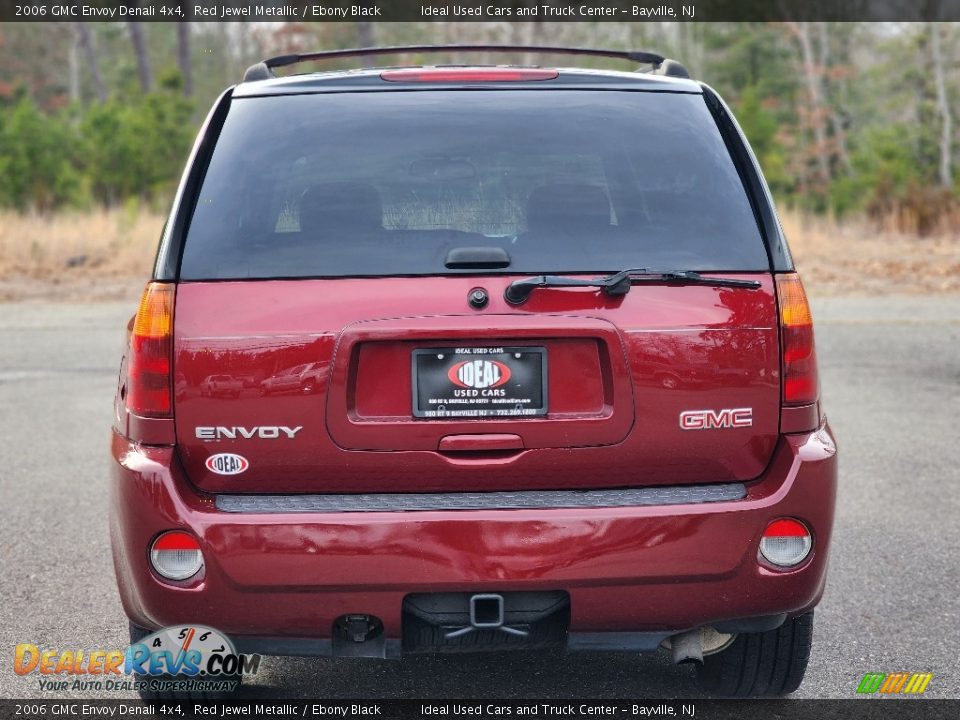 2006 GMC Envoy Denali 4x4 Red Jewel Metallic / Ebony Black Photo #8