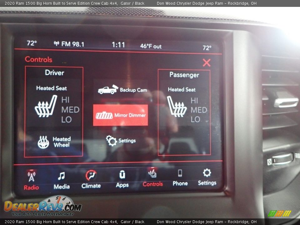 2020 Ram 1500 Big Horn Built to Serve Edition Crew Cab 4x4 Gator / Black Photo #4