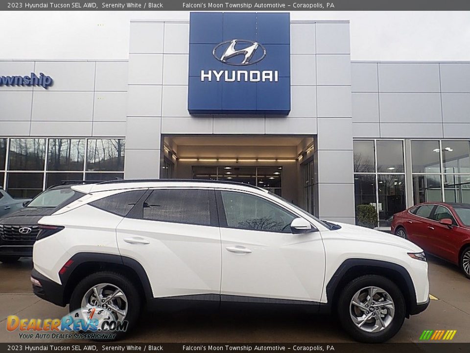 2023 Hyundai Tucson SEL AWD Serenity White / Black Photo #1