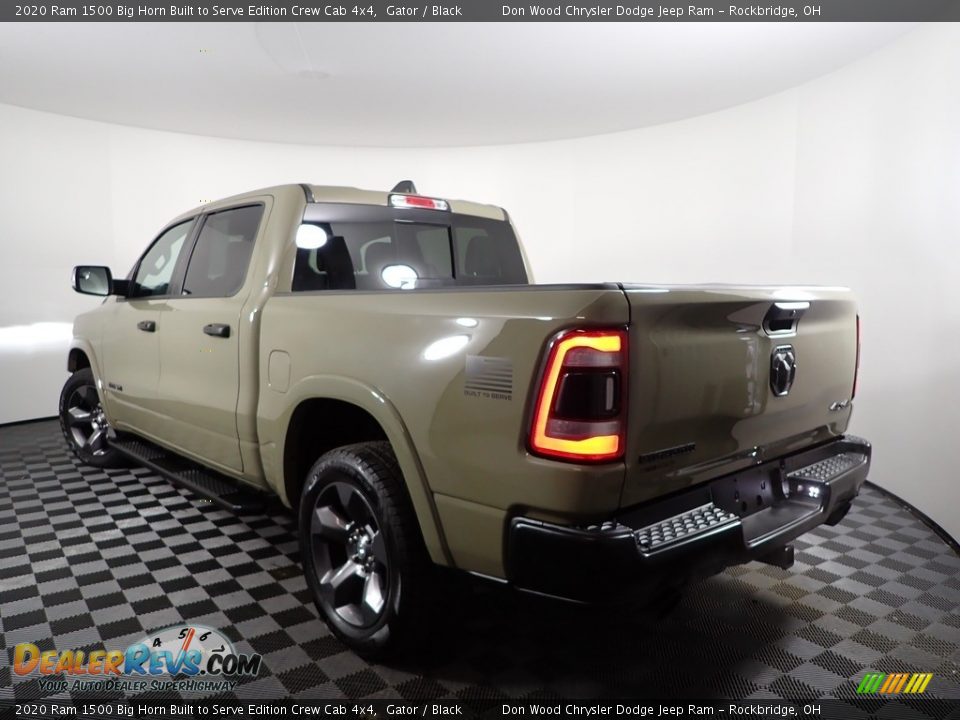 2020 Ram 1500 Big Horn Built to Serve Edition Crew Cab 4x4 Gator / Black Photo #7