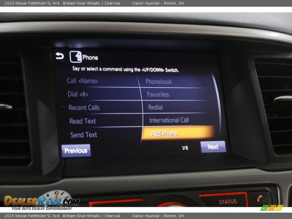 2020 Nissan Pathfinder SL 4x4 Brilliant Silver Metallic / Charcoal Photo #12