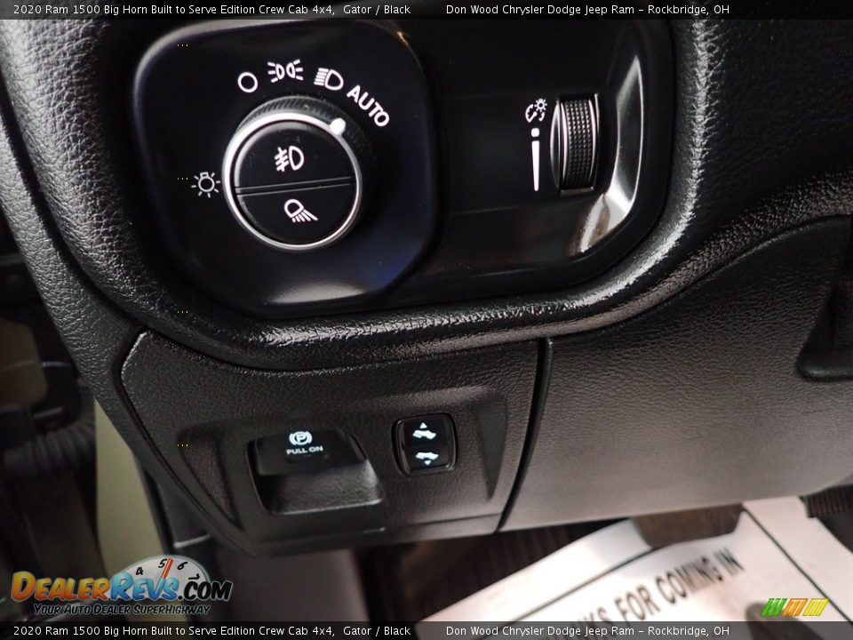 2020 Ram 1500 Big Horn Built to Serve Edition Crew Cab 4x4 Gator / Black Photo #15