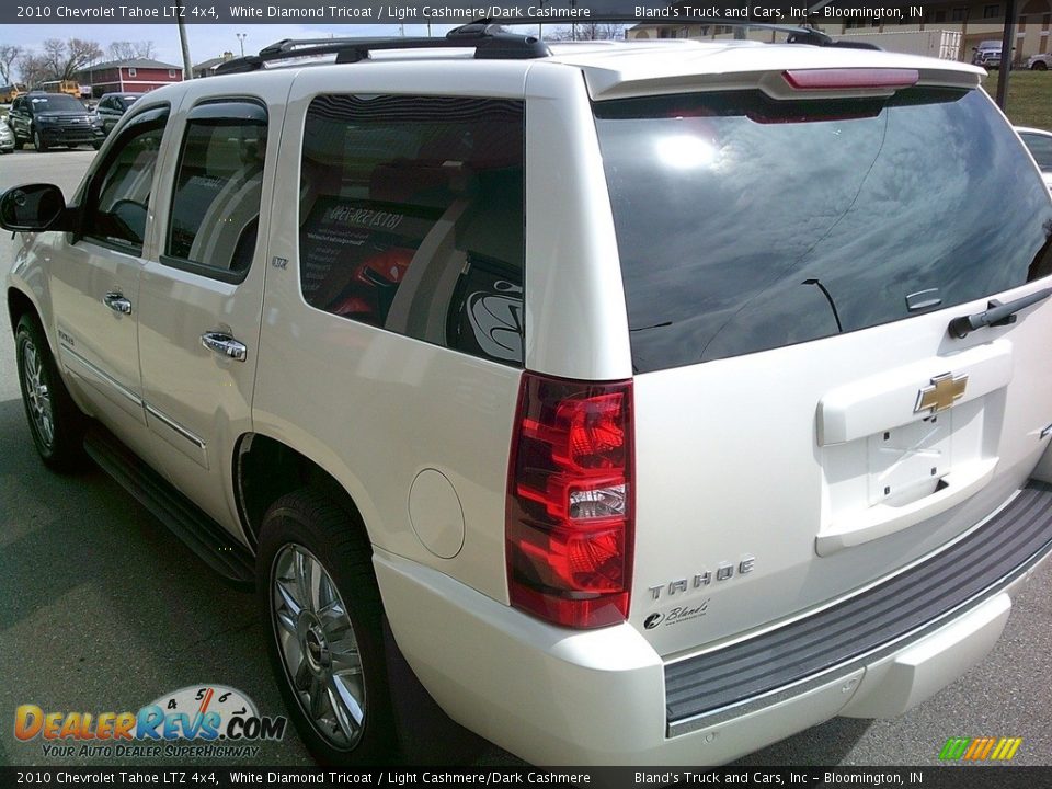 2010 Chevrolet Tahoe LTZ 4x4 White Diamond Tricoat / Light Cashmere/Dark Cashmere Photo #5