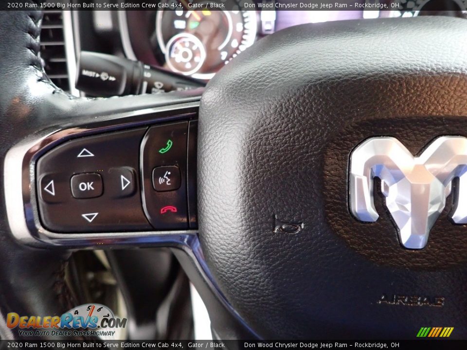 2020 Ram 1500 Big Horn Built to Serve Edition Crew Cab 4x4 Gator / Black Photo #16