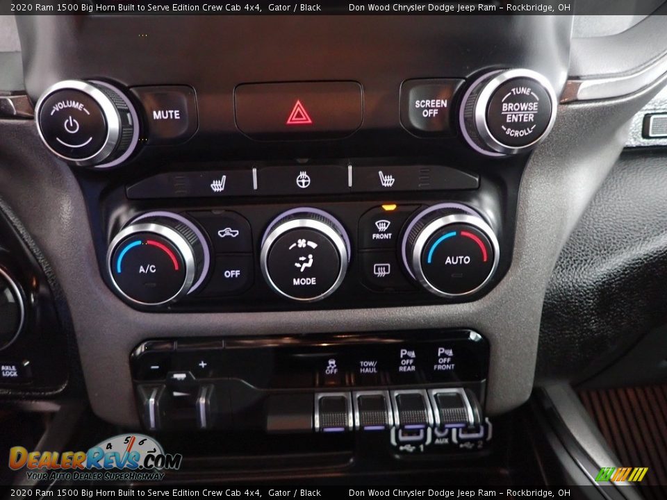 Controls of 2020 Ram 1500 Big Horn Built to Serve Edition Crew Cab 4x4 Photo #20