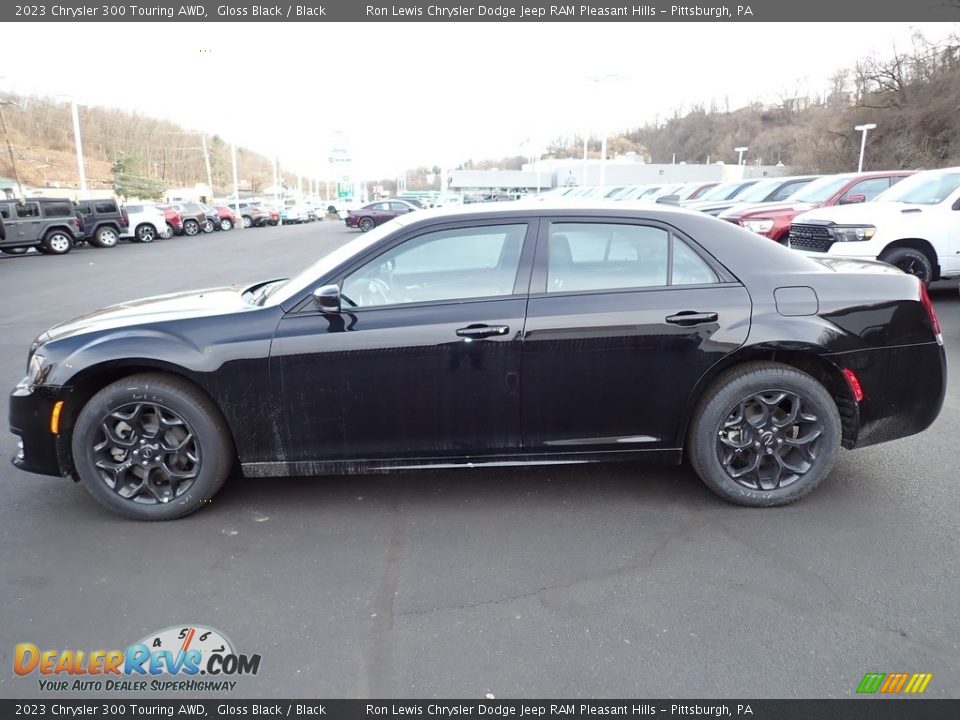 Gloss Black 2023 Chrysler 300 Touring AWD Photo #2