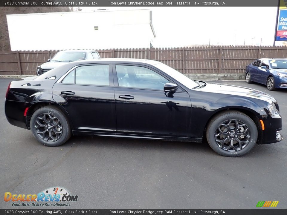 Gloss Black 2023 Chrysler 300 Touring AWD Photo #7