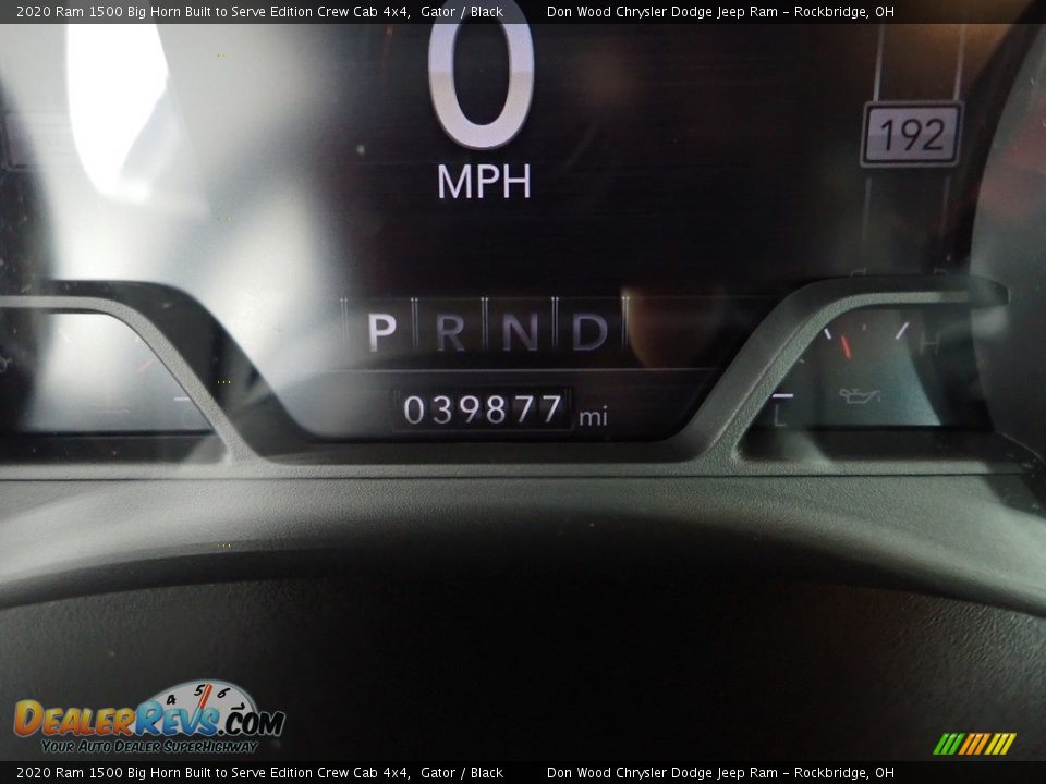 2020 Ram 1500 Big Horn Built to Serve Edition Crew Cab 4x4 Gator / Black Photo #33