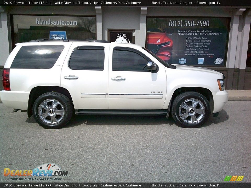 2010 Chevrolet Tahoe LTZ 4x4 White Diamond Tricoat / Light Cashmere/Dark Cashmere Photo #29