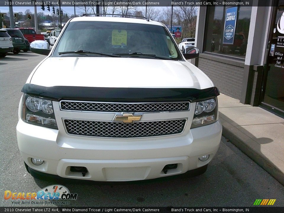 2010 Chevrolet Tahoe LTZ 4x4 White Diamond Tricoat / Light Cashmere/Dark Cashmere Photo #30