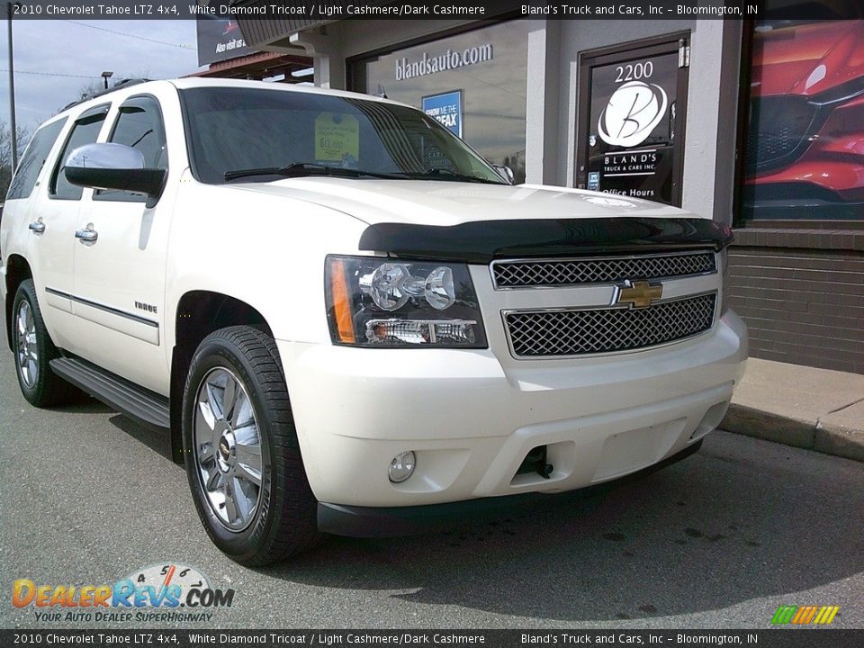 2010 Chevrolet Tahoe LTZ 4x4 White Diamond Tricoat / Light Cashmere/Dark Cashmere Photo #32