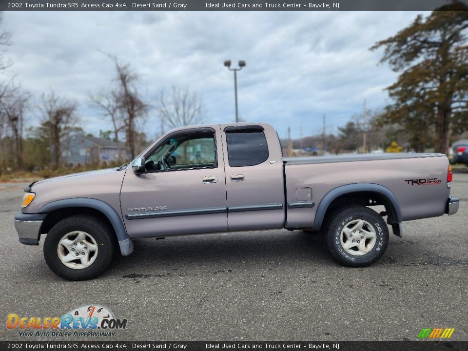 2002 Toyota Tundra SR5 Access Cab 4x4 Desert Sand / Gray Photo #5