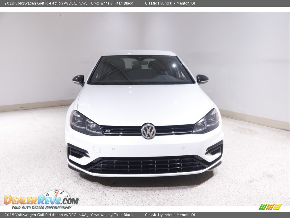 2018 Volkswagen Golf R 4Motion w/DCC. NAV. Oryx White / Titan Black Photo #2