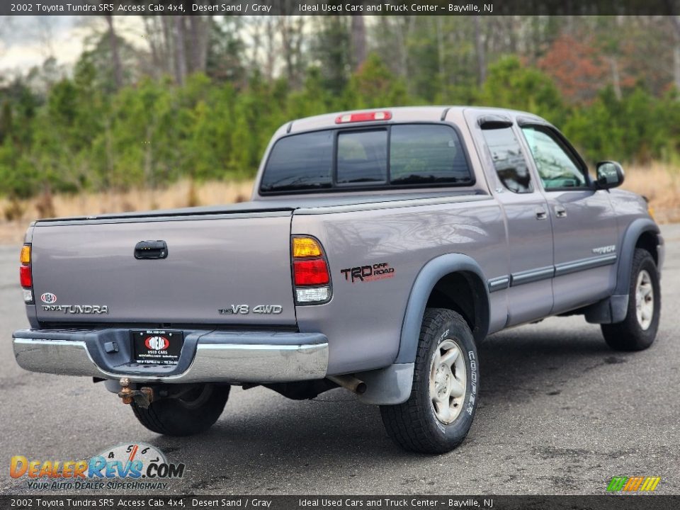 2002 Toyota Tundra SR5 Access Cab 4x4 Desert Sand / Gray Photo #8