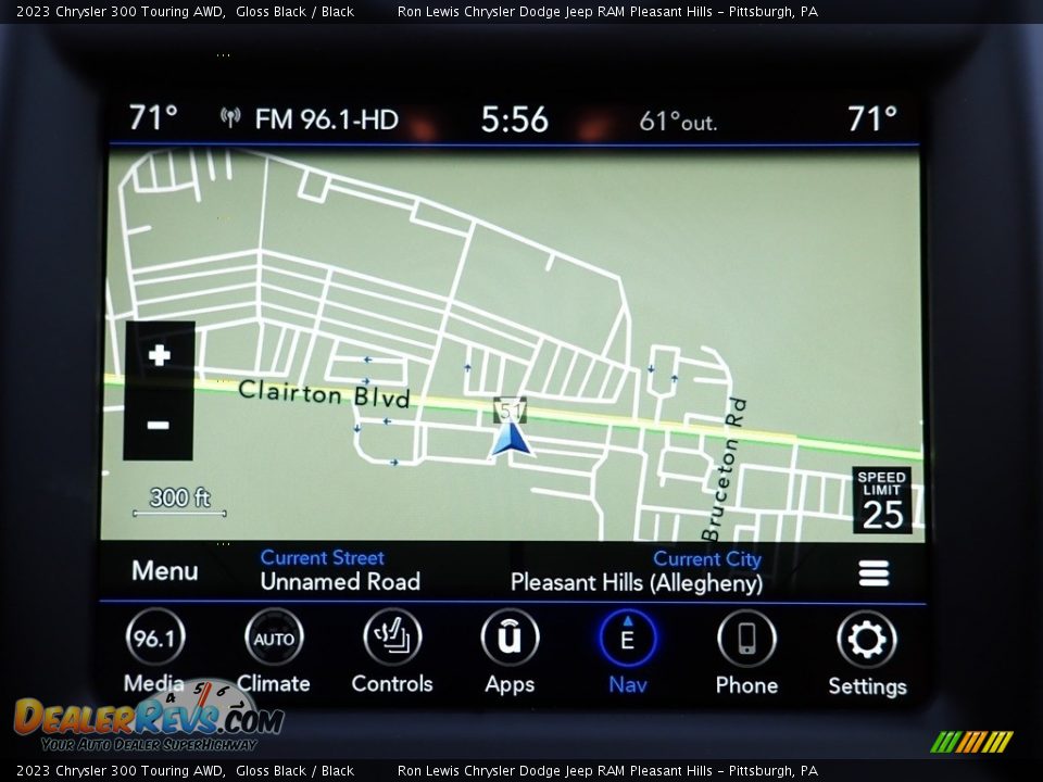 Navigation of 2023 Chrysler 300 Touring AWD Photo #18