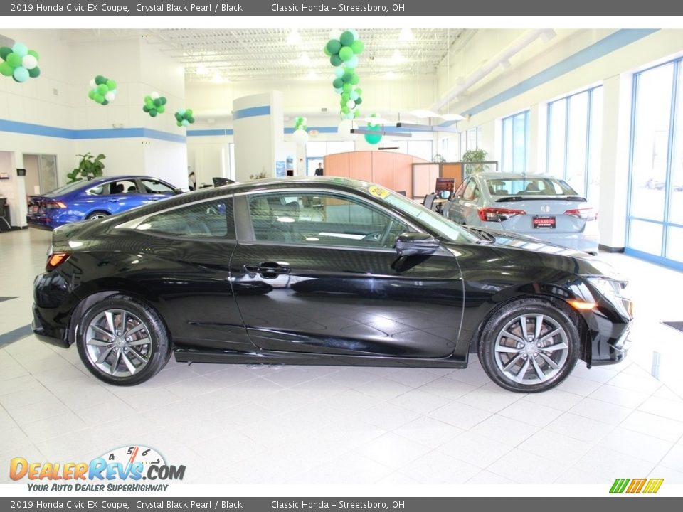 2019 Honda Civic EX Coupe Crystal Black Pearl / Black Photo #4