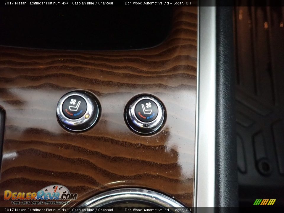 2017 Nissan Pathfinder Platinum 4x4 Caspian Blue / Charcoal Photo #8