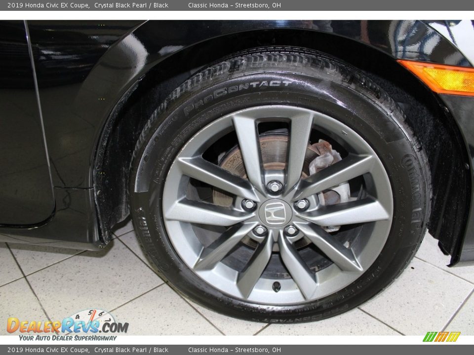 2019 Honda Civic EX Coupe Crystal Black Pearl / Black Photo #5