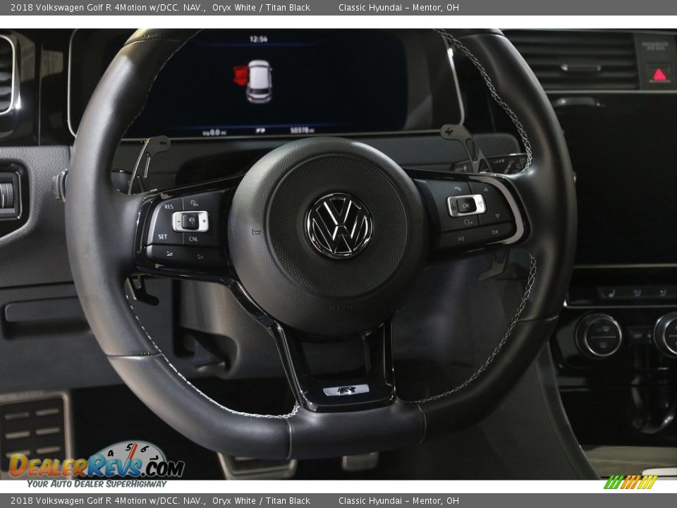 2018 Volkswagen Golf R 4Motion w/DCC. NAV. Oryx White / Titan Black Photo #7
