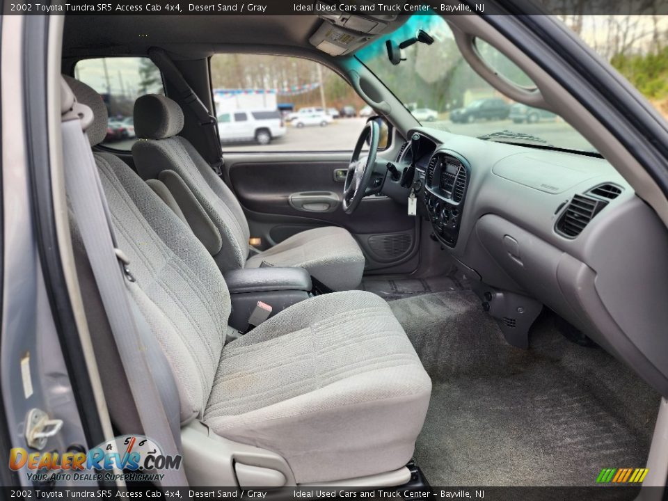 2002 Toyota Tundra SR5 Access Cab 4x4 Desert Sand / Gray Photo #12