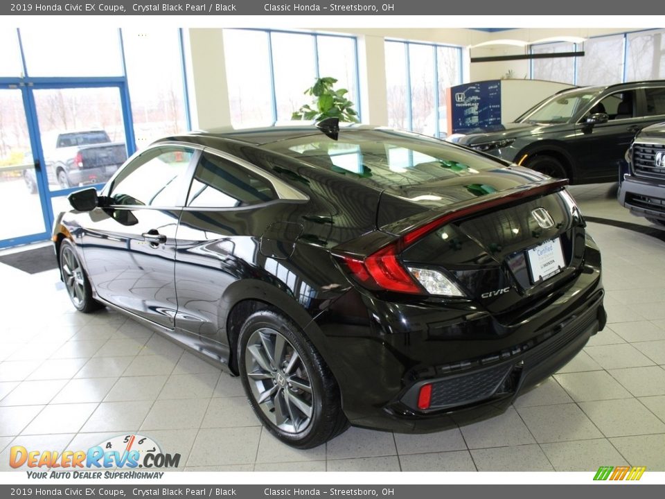 2019 Honda Civic EX Coupe Crystal Black Pearl / Black Photo #9