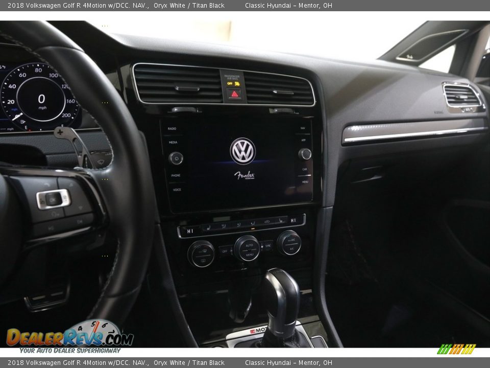 2018 Volkswagen Golf R 4Motion w/DCC. NAV. Oryx White / Titan Black Photo #9