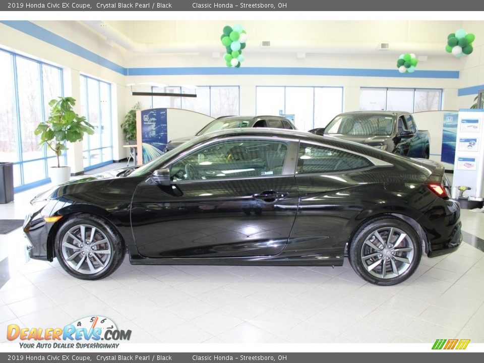 2019 Honda Civic EX Coupe Crystal Black Pearl / Black Photo #10