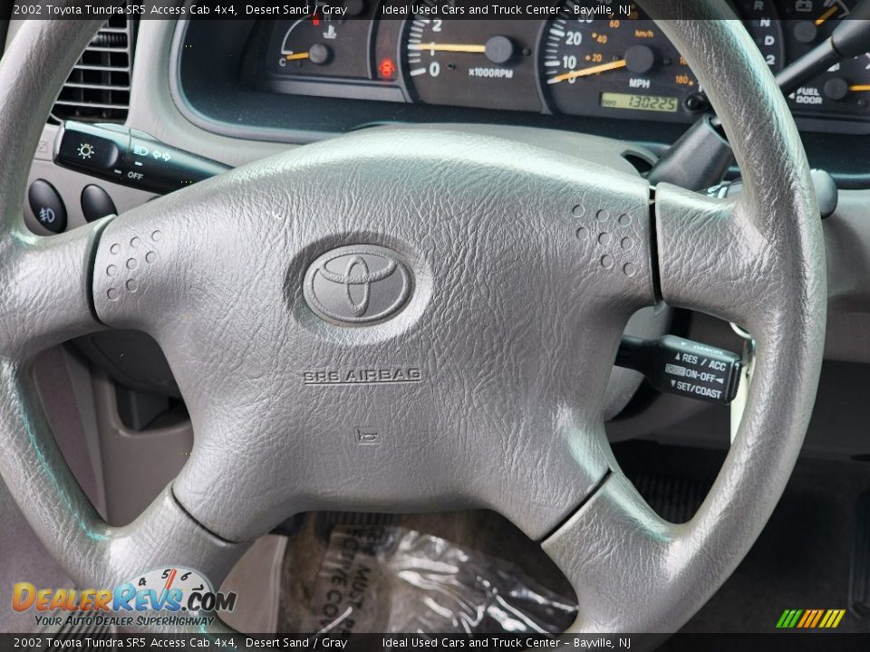 2002 Toyota Tundra SR5 Access Cab 4x4 Desert Sand / Gray Photo #16