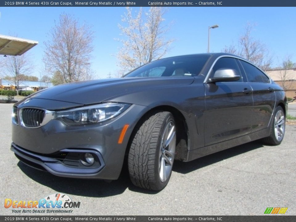 2019 BMW 4 Series 430i Gran Coupe Mineral Grey Metallic / Ivory White Photo #6