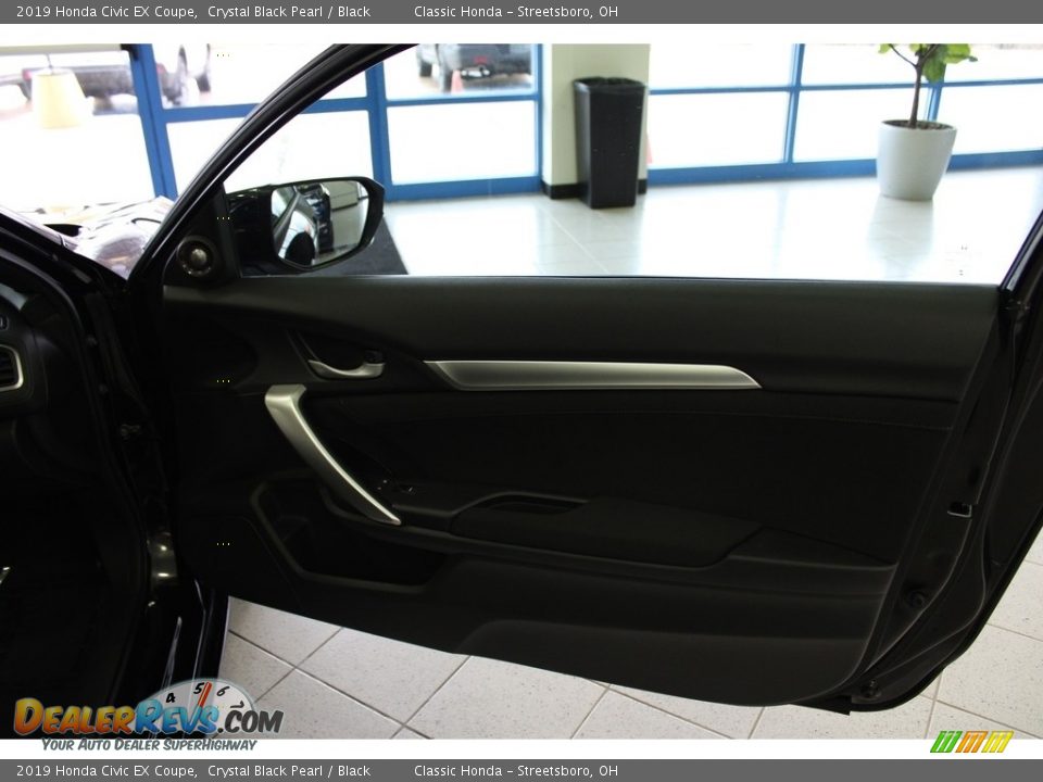2019 Honda Civic EX Coupe Crystal Black Pearl / Black Photo #14