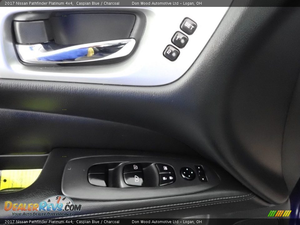 2017 Nissan Pathfinder Platinum 4x4 Caspian Blue / Charcoal Photo #17