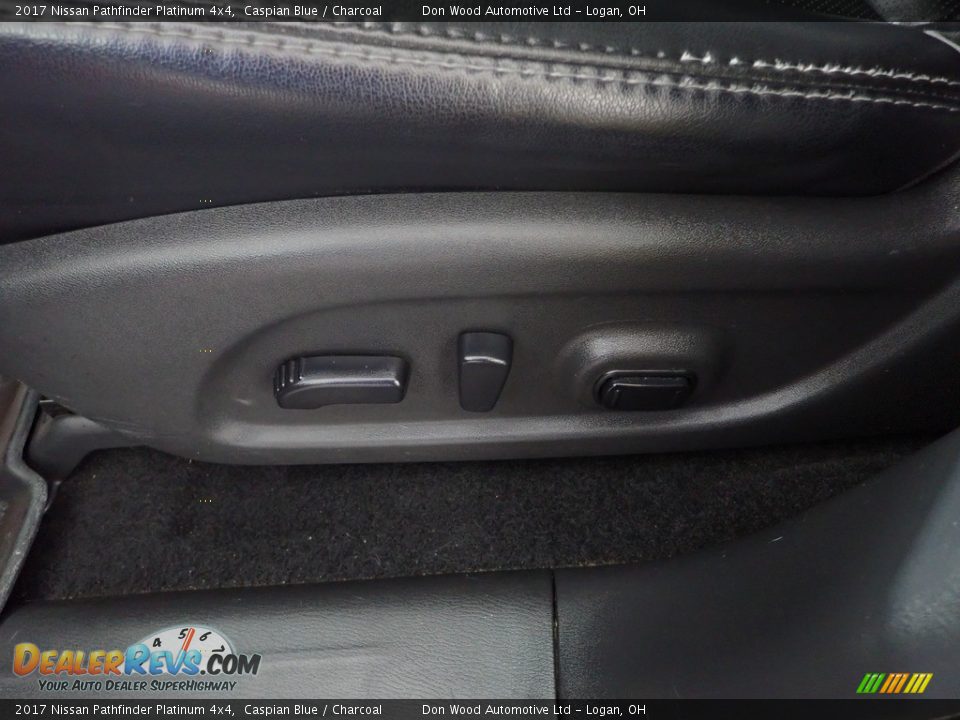 2017 Nissan Pathfinder Platinum 4x4 Caspian Blue / Charcoal Photo #18